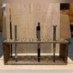 Hand made pencil holder